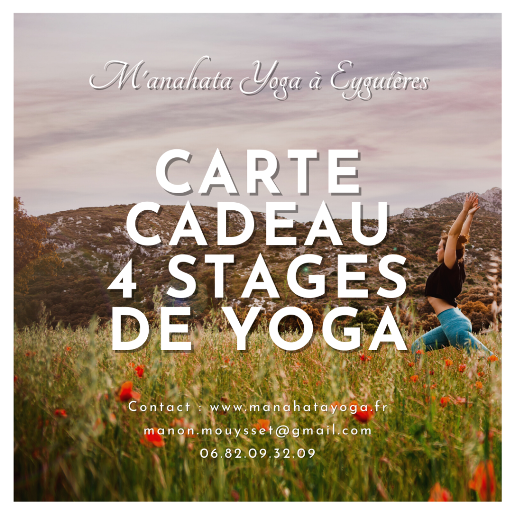 carte cadeau stage yoga